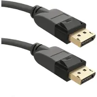 Qoltec 50465 DisplayPort cable Black