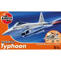 Airfix Set - QUICKBUILD - Eurofighter Typhoon J6002 - 30 Teile - - One Size - Klötze
