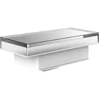 Emco liaison Reling-Fl.-Seifenspender 182100004 Glas satiniert, Einhandbedienung Glas satiniert, Einha...