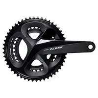 Shimano 105 R7000 Hollowtech Ii 110 Bcd Crankset Schwarz 170 mm / 53/39t
