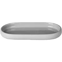 Blomus SONO Tablett, Micro Chip, Keramik, Silikon, H 2.5 cm, B 10 cm, T 19 cm, 69068