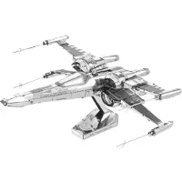 Metal Earth Fascinations Metal Earth MMS269 - 502665, Star Wars Poe Dameron's X-Wing Fighter, Konstruktionsspielzeug, 2 Metallplatinen, ab 14 Jahren