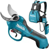 Makita DUP 361 PM Akku Rebschere Astschere 36 V ( 2x 18 V ) + 2x Akku 4,0 Ah + Doppelladegerät + Tasche