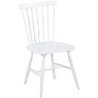Ebuy24 (2er Set) Riano Esszimmerstuhl Weiß.