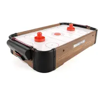 Toyrific Air Hockey Tisch 20 Zoll Braun 5-teilig