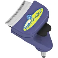 Furminator FURflex, Fellpflegebürste für kleine Hunde, deShedding-Aufsatz zur Entfernung der Unterwolle, Größe S