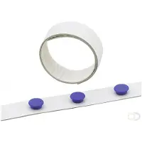 Durable Magnetband selbstklebend 3,5cmx500cm weißes Band