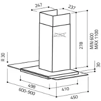 Elica Dunstabzugshaube Flat Glass 68516391A