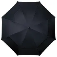Falcone Golfschirm winddicht 130 cm schwarz