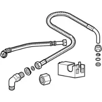 Geberit 115438001 Wasseranschlussset für AP-SPK