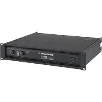 Dynacord SL 2400 PA-forstærker RMS per kanal i 4 ohm: 1200 W