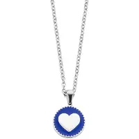 CO88 Collection Damen Silber Blau Anhänger Halskette - CO88 Kollektion 8CN-26048
