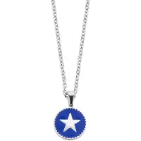 CO88 Collection Damen Silber Blau Anhänger aus CO88 Kollektion 8CN-26049