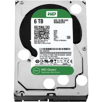 Western Digital Green 6TB, 6 TB, Variable, 64 MB, 3.5", Serial ATA III
