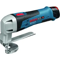 Bosch Akku-Blechschere GSC 12V-13 mit 2 x 2,0 Ah Li-Ion Akku L-BOXX