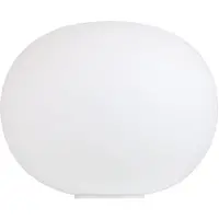 Flos Glo-Ball Basic 2 Tischleuchte White - , GLO-BALL, dimmbar, Weiß, für Wohnzimmer, Glas, Design