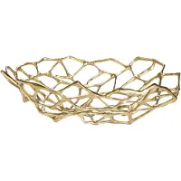 Tom Dixon Bone Schale Large Brass/Gold - , Gold / Messing, Messing