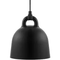 Normann Copenhagen Bell Pendelleuchte, extra klein, schwarz
