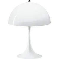 Louis Poulsen Tischlampe Panthella, weiß / opal, für Wohn- / Esszimmer, Kunststoff, Design, Tischlampe