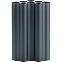 Vitra Nuage Vase Large Steel Blue - , Blau, für Wohnzimmer, Aluminium
