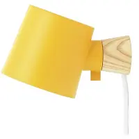 Normann Copenhagen Rise Wandleuchte Gul - , Gelb, für Wohnzimmer, Metall