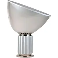 Flos Taccia Small LED-Tischleuchte-Silber-mit LED (2700K)