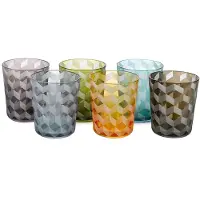 Pols Potten Tumbler Blocks Multi (6er-Set)