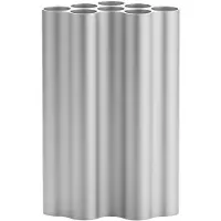 Vitra Nuage Vase Large Light Silver - , Metallisch, für Wohnzimmer, Aluminium