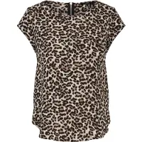ONLY Shirtbluse "ONLVIC S/S AOP TOP NOOS PTM" mit Allover Druck