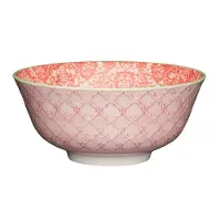 Kitchencraft Victorian Stule Print Ceramic Bowl Rosa