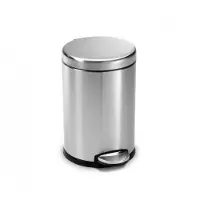 Simplehuman CW1852CB, 4,5 l, Rund, Edelstahl, Edelstahl, Terrasse, 254 mm