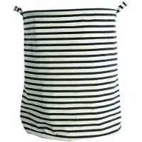 House Doctor - Stripes Wäschesack - H50 cm - Schwarz/Weiß