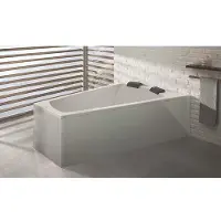 Hoesch Largo Trapezbadewanne asymmetrisch 1800 x 1300 mm rechts weiß - 3693.010