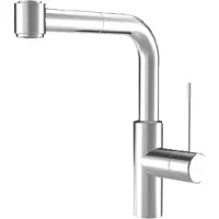 Kwc Ono Spültischarmatur 10151003000FL chrom schwenk/ausziehbar, flexibler Anschluss