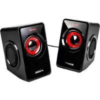 Mars Gaming MS1, Kabelgebunden, 10 W, 60 - 20000 Hz, Schwarz, Rot