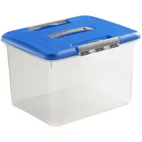 Curver Optima Box Blue 30L With Handle