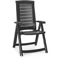 Allibert by KETER Allibert Aruba Klappsessel graphite; 221068, Maße: 61x72x110 cm