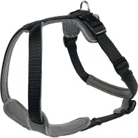 Hunter - Harness Neoprene - Hundegeschirr Gr Bauchumfang 58-72 cm - Halsumfang 52 cm schwarz/grau
