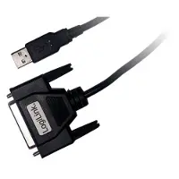 Logilink UA0054A, Type A, D-Sub 25-pin, Männlich/männlich, Schwarz, 1,8m, Windows 7, Vista, XP, 98SE, ME, 2000