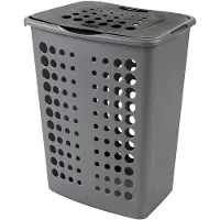 Curver Wäschebox Victor 60 l silber