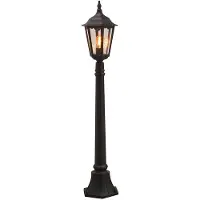 Konstsmide Firenze Wegeleuchte schwarz lackiertes Aluminium, klares Glas 7215-750