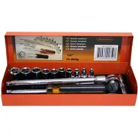 Skandia 14-tlg. Steckschlüssel-Satz 1/4" 1041825
