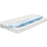 Badenia irisette IRISETTE Classic TTFK Härtegrad 2, Tonnentaschenfederkern-Matratze mit Gel-active-Auflage