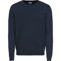 Jack & Jones Rundhalspullover "JJEBASIC KNIT CREW NECK NOOS" Baumwolle, regular fit