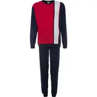 H.I.S. Pyjama "Schlafanzug für Herren" 1 Stück, 2 tlg. Schlafanzug mit breitem Streifen