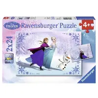 Ravensburger 2 x 24 Teile Kinder Puzzle Disney Frozen Schwestern für immer 09115