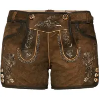 Stockerpoint Lederhose "Rosy" in stein geäscht | Gr.: 34