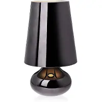 Kartell Cindy Tischleuchte Gun Metall - , Cindy, für Wohnzimmer, Kunststoff, Design
