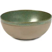 Serax Schüssel Surface Tableware By Sergio Herman Camo Green M 19 cm