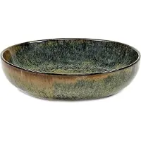 Serax Tiefer Teller Surface Tableware by Sergio Herman Indi Grey S 16 x 16 x 4 cm